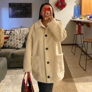 Oversized Zara Sherpa Coat